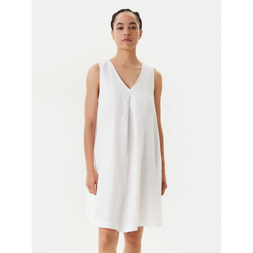 United Colors Of Benetton Sukienka letnia 4AGHDV0AX Biały Relaxed Fit ze sklepu MODIVO w kategorii Sukienki - zdjęcie 183924839