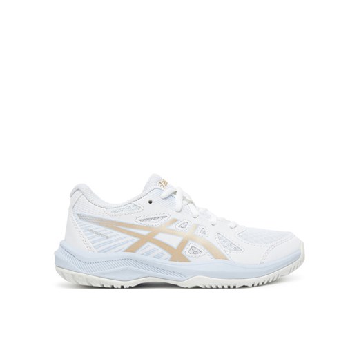 Asics Buty halowe Upcourt 6 Gs 1074A045 Biały ze sklepu MODIVO w kategorii Buty sportowe dziecięce - zdjęcie 183924858