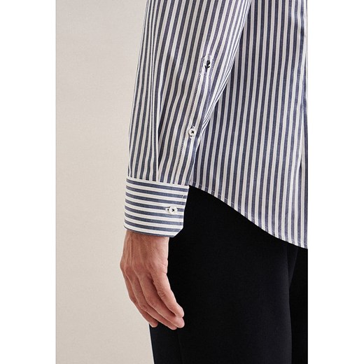 Seidensticker Koszula - Slim fit - w kolorze granatowo-białym Seidensticker 41 okazja Limango Polska