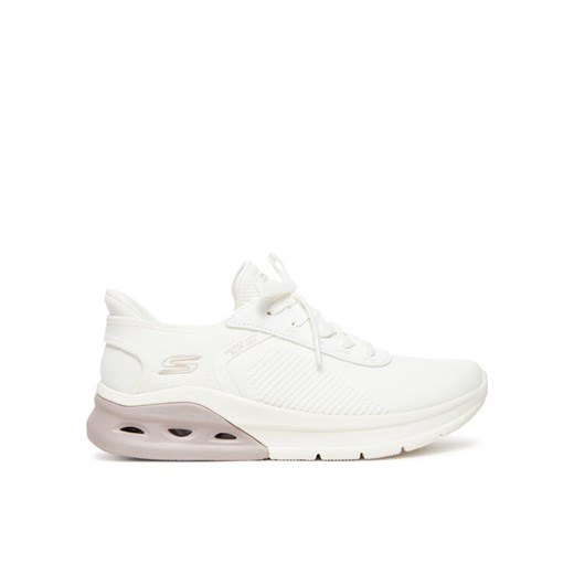 Sneakersy Skechers Bobs Arc Waves 2.0-Now It 117638/OFWT Biały ze sklepu eobuwie.pl w kategorii Buty sportowe damskie - zdjęcie 183927866