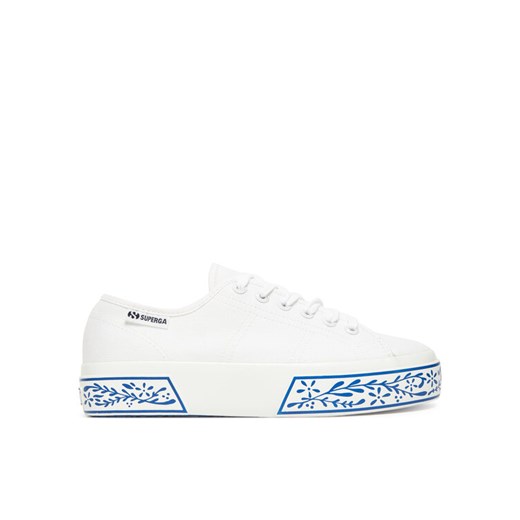 Tenisówki Superga S3146EW 3740 Biały ze sklepu eobuwie.pl w kategorii Trampki damskie - zdjęcie 183927885