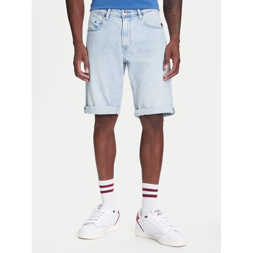 G-Star Raw Szorty jeansowe Mosa D24430-D549 Niebieski Regular Fit ze sklepu MODIVO w kategorii Spodenki męskie - zdjęcie 183928658