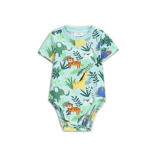 Coccodrillo Body dziecięce WC5112204TBN Zielony ze sklepu MODIVO w kategorii Body niemowlęce - zdjęcie 183928666