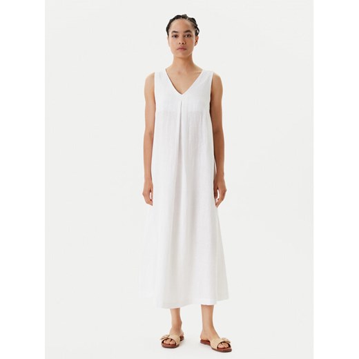 United Colors Of Benetton Sukienka letnia 4AGHDV07C Biały Relaxed Fit ze sklepu MODIVO w kategorii Sukienki - zdjęcie 183928677
