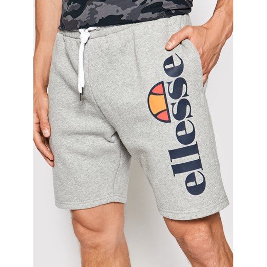 Ellesse Szorty sportowe Bossini SHS08748 Szary Regular Fit ze sklepu MODIVO w kategorii Spodenki męskie - zdjęcie 183928687