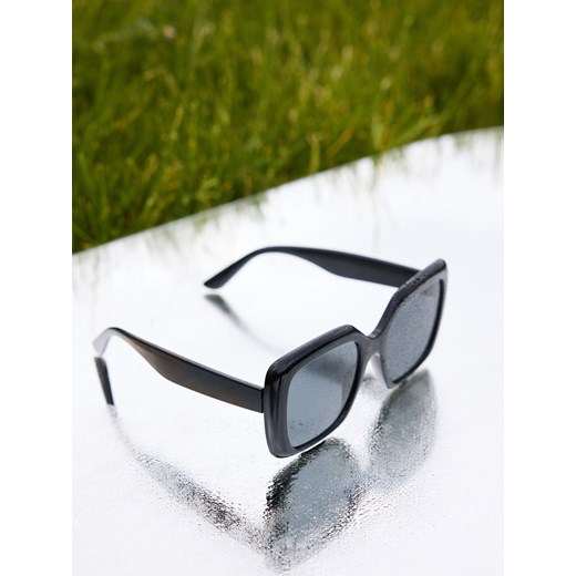 Reserved - Okulary przeciwsłoneczne - czarny Reserved ONE SIZE Reserved