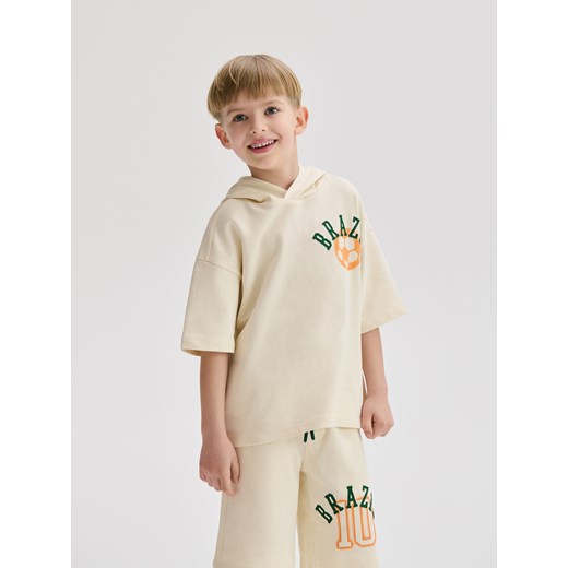 Reserved - Bawełniany komplet - złamana biel Reserved 140 (9 lat) Reserved