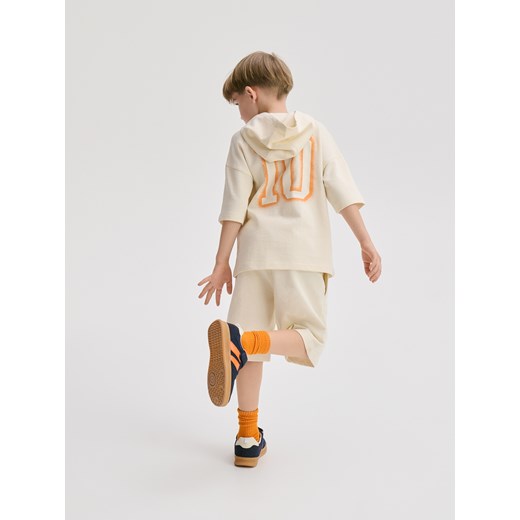 Reserved - Bawełniany komplet - złamana biel Reserved 122 (6-7 lat) Reserved