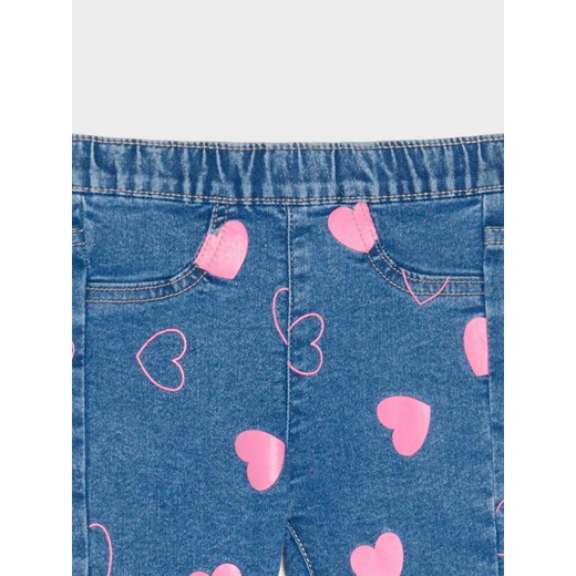 Sinsay - Jegginsy w serca - niebieski Sinsay 86 (12-18 m) Sinsay