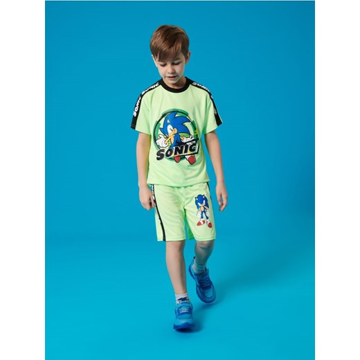 Sinsay - Szorty Sonic The Hedgehog - zielony ze sklepu Sinsay w kategorii Spodenki chłopięce - zdjęcie 183931447