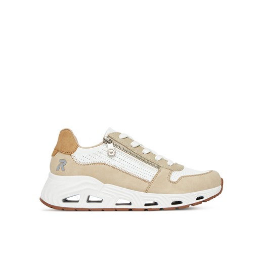Rieker Sneakersy N5204-80 Biały ze sklepu MODIVO w kategorii Buty sportowe damskie - zdjęcie 183932148