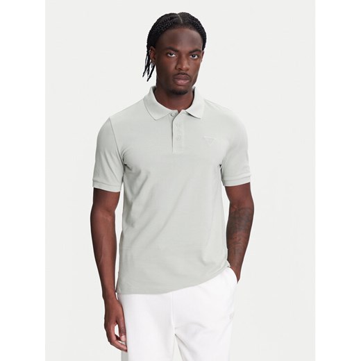 Guess Polo Z5YP02 K9WF1 Zielony Regular Fit ze sklepu MODIVO w kategorii T-shirty męskie - zdjęcie 183932165