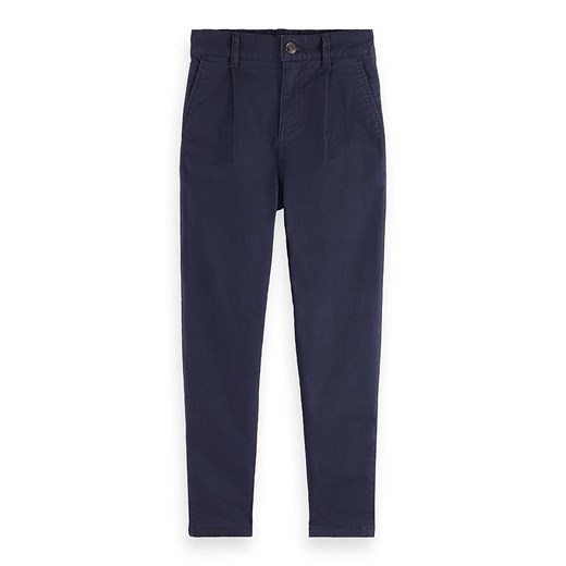 Scotch &amp; Soda Spodnie chino w kolorze granatowym ze sklepu Limango Polska w kategorii Spodnie chłopięce - zdjęcie 183933489