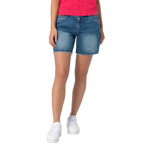 Timezone Szorty dżinsowe - Regular fit - w kolorze niebieskim ze sklepu Limango Polska w kategorii Szorty - zdjęcie 183933495