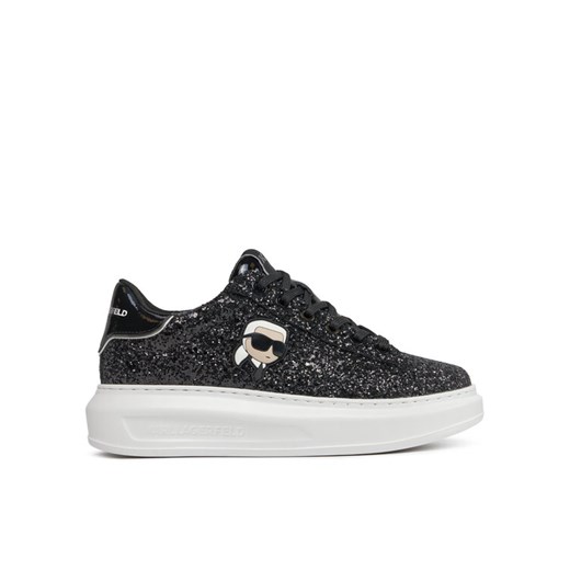 Sneakersy KARL LAGERFELD KL62573N Czarny ze sklepu eobuwie.pl w kategorii Buty sportowe damskie - zdjęcie 183934436