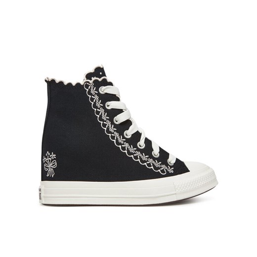 Converse Trampki Chuck Taylor All Star Wedge A13546C Czarny ze sklepu MODIVO w kategorii Trampki damskie - zdjęcie 183934736