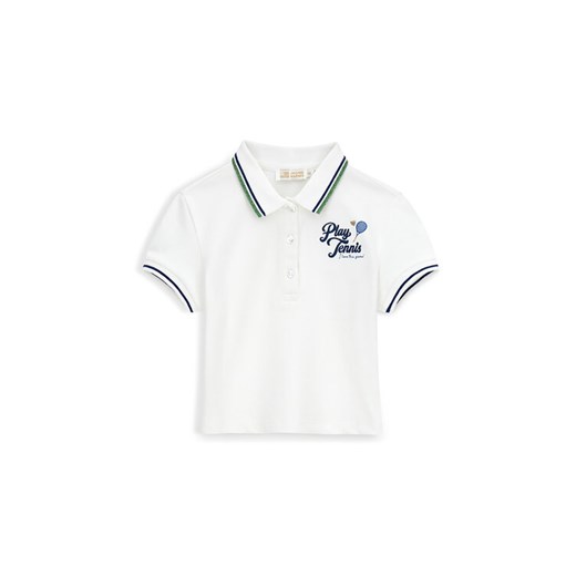 Original Marines Polo DFP5187YF Biały Regular Fit ze sklepu MODIVO w kategorii T-shirty chłopięce - zdjęcie 183934745