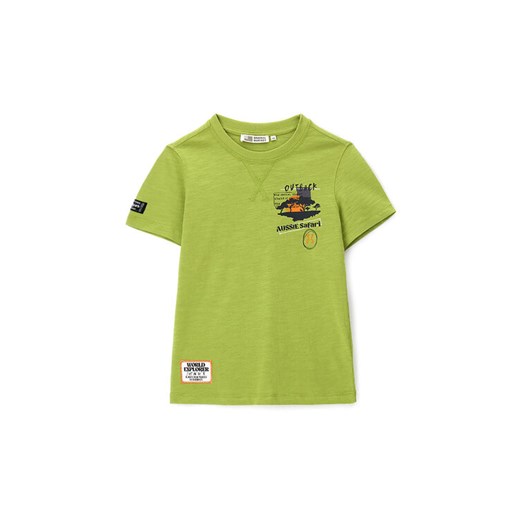 Original Marines T-Shirt DFP4293YM Zielony Regular Fit ze sklepu MODIVO w kategorii T-shirty chłopięce - zdjęcie 183934775