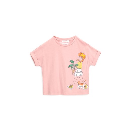 Original Marines T-Shirt DFP3144CF Koralowy Boxy Fit ze sklepu MODIVO w kategorii Bluzki dziewczęce - zdjęcie 183934778
