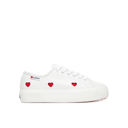Superga Tenisówki S8137HW 3740 Biały ze sklepu MODIVO w kategorii Trampki damskie - zdjęcie 183934815