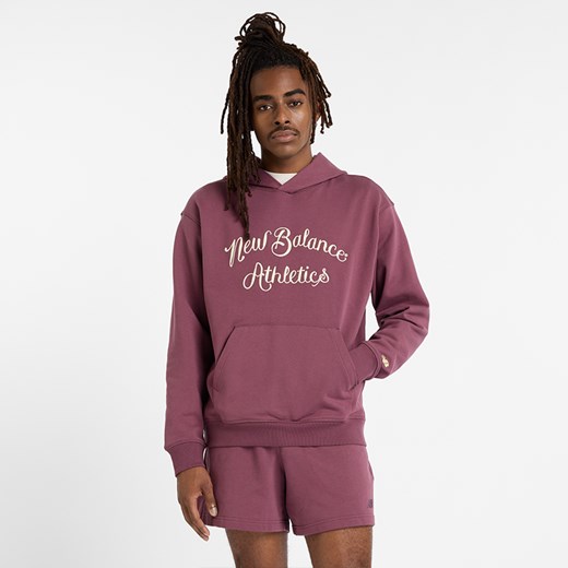 Bluza męska New Balance MT51935FDP – fioletowa ze sklepu New Balance Poland w kategorii Bluzy męskie - zdjęcie 183936107