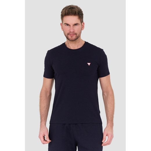 GUESS Granatowy t-shirt Core Tee, Rozmiar XXL ze sklepu outfit.pl w kategorii T-shirty męskie - zdjęcie 183936146