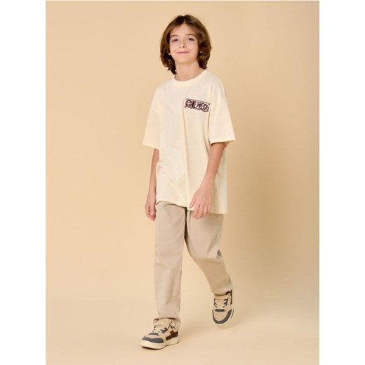 Sinsay - Koszulka One Piece - kremowy ze sklepu Sinsay w kategorii T-shirty chłopięce - zdjęcie 183937158