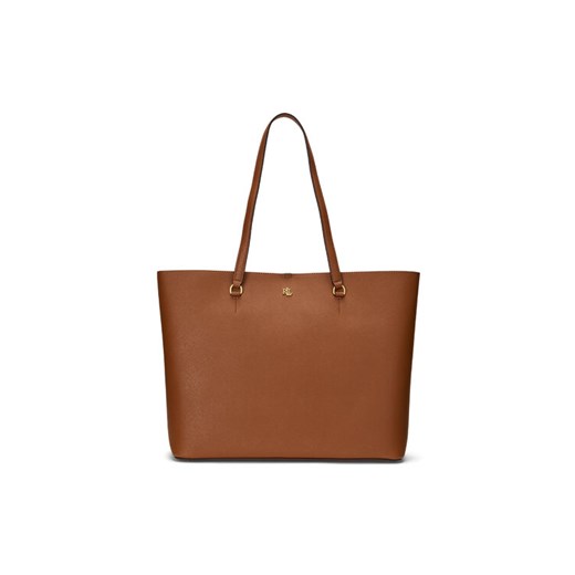 Torebka Lauren Ralph Lauren 431911655002 Brązowy ze sklepu eobuwie.pl w kategorii Torby Shopper bag - zdjęcie 183937305