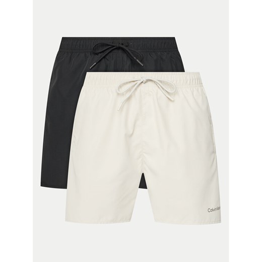 Calvin Klein Swimwear Komplet 2 par szortów kąpielowych KM0KM01165 Kolorowy XL MODIVO