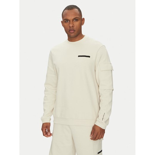 EA7 Emporio Armani Bluza 7M000324 AF12660 U1112 Écru Regular Fit ze sklepu MODIVO w kategorii Bluzy męskie - zdjęcie 183937877