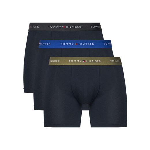 Tommy Hilfiger Komplet 3 par bokserek UM0UM02765 Granatowy ze sklepu MODIVO w kategorii Majtki męskie - zdjęcie 183937948