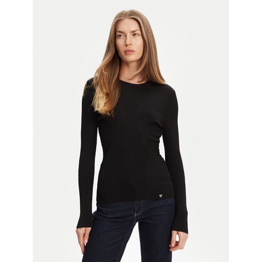Guess Sweter W5YR08 Z0040 Czarny Slim Fit ze sklepu MODIVO w kategorii Swetry damskie - zdjęcie 183937968