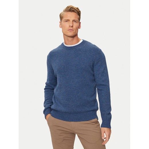 United Colors Of Benetton Sweter 103MK1N24 Niebieski Regular Fit ze sklepu MODIVO w kategorii Swetry męskie - zdjęcie 183937985