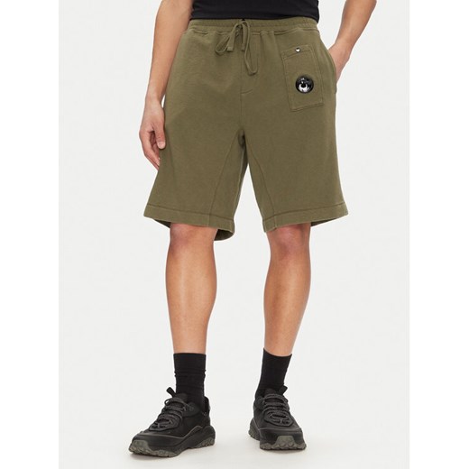 C.P. Company Szorty sportowe 18CMSB268A110337O Zielony Relaxed Fit ze sklepu MODIVO w kategorii Spodenki męskie - zdjęcie 183938018