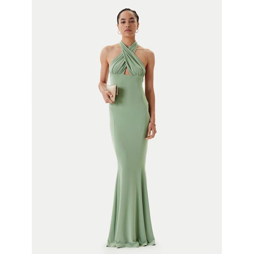 NORMA KAMALI Sukienka wieczorowa KK1253PLO68835 Zielony Slim Fit ze sklepu MODIVO w kategorii Sukienki - zdjęcie 183938067
