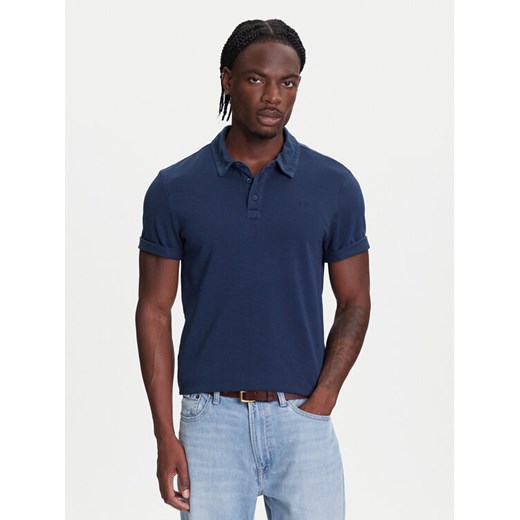 Mustang Polo Palco 1016505 Granatowy Regular Fit ze sklepu MODIVO w kategorii T-shirty męskie - zdjęcie 183938159