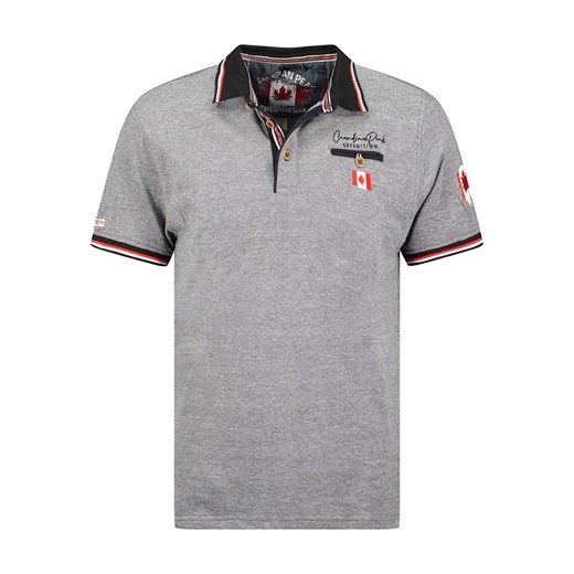 Canadian Peak Koszulka polo "Kblendeak" w kolorze jasnoszarym Canadian Peak M Limango Polska wyprzedaż