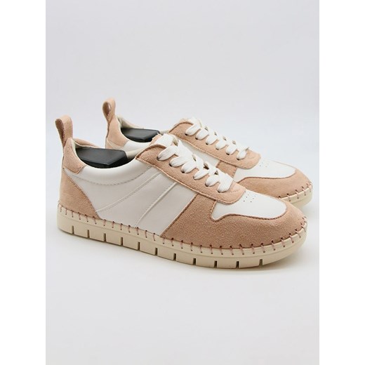 Bellucci Sneakersy w kolorze jasnoróżowo-białym ze sklepu Limango Polska w kategorii Buty sportowe damskie - zdjęcie 183940606