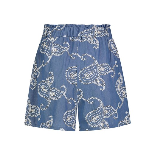 Sublevel Szorty w kolorze niebiesko-kremowym S/M okazyjna cena Limango Polska