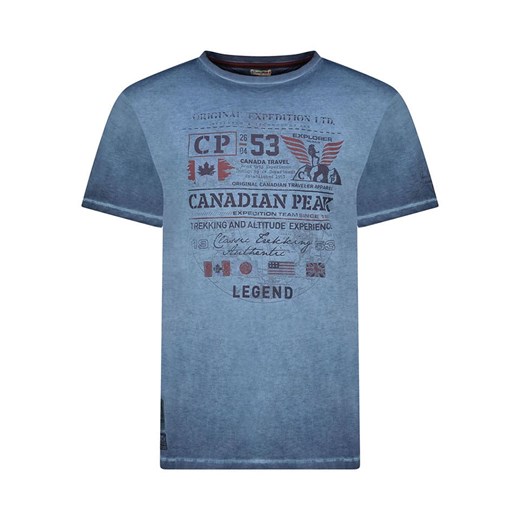Canadian Peak Koszulka &quot;Jorickeak&quot; w kolorze niebieskim ze sklepu Limango Polska w kategorii T-shirty męskie - zdjęcie 183940685