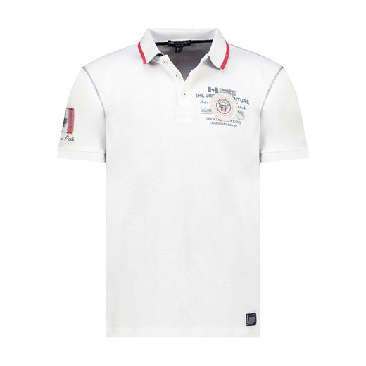 Canadian Peak Koszulka polo &quot;Kilsvikeak&quot; w kolorze białym ze sklepu Limango Polska w kategorii T-shirty męskie - zdjęcie 183940709