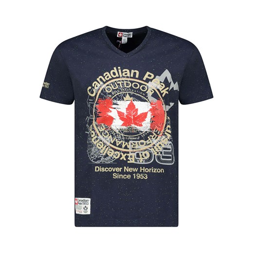Canadian Peak Koszulka &quot;Japple&quot; w kolorze granatowym ze sklepu Limango Polska w kategorii T-shirty męskie - zdjęcie 183940717