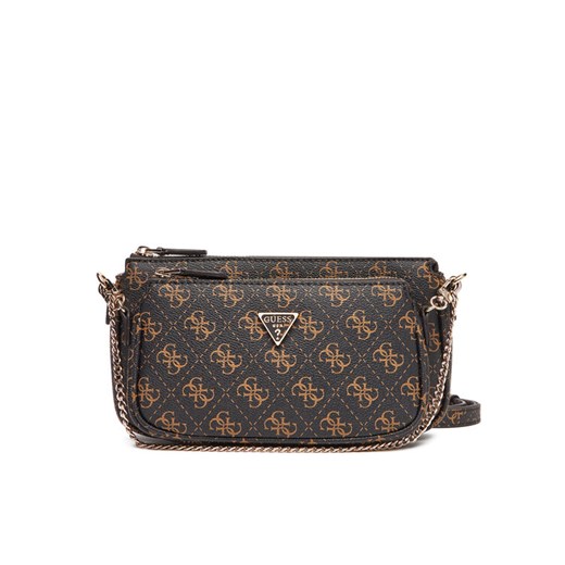 Torebka Guess Noelle II Mini HWQG96 72710 Brązowy ze sklepu eobuwie.pl w kategorii Listonoszki - zdjęcie 183940765