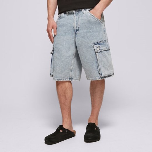 LEVI&#039;S SZORTY 478 BAGGY CARGO SHORTS LIGHT INDIGO - WORN IN ze sklepu Sizeer w kategorii Spodenki męskie - zdjęcie 183941126