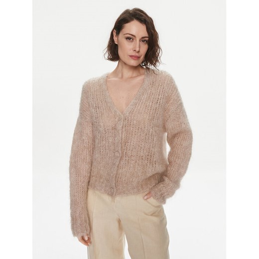 Weekend Max Mara Kardigan Gerarda 2415341031 Écru Regular Fit ze sklepu MODIVO w kategorii Swetry damskie - zdjęcie 183941455
