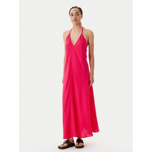 United Colors Of Benetton Sukienka letnia 4AGHDV0BF Różowy Regular Fit ze sklepu MODIVO w kategorii Sukienki - zdjęcie 183941479
