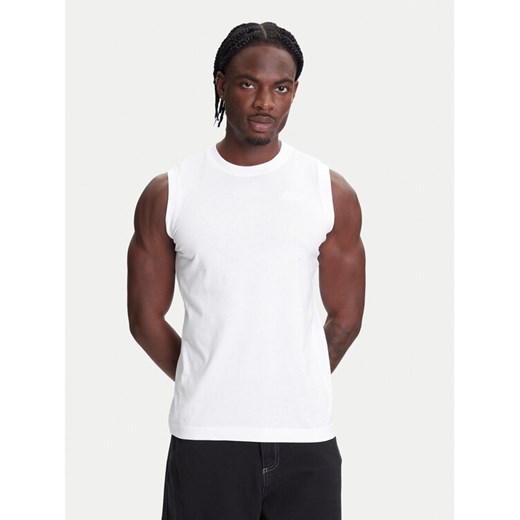 Kappa Tank top Logo Corpo Cadwal 303HZB0 Biały Regular Fit ze sklepu MODIVO w kategorii T-shirty męskie - zdjęcie 183941485