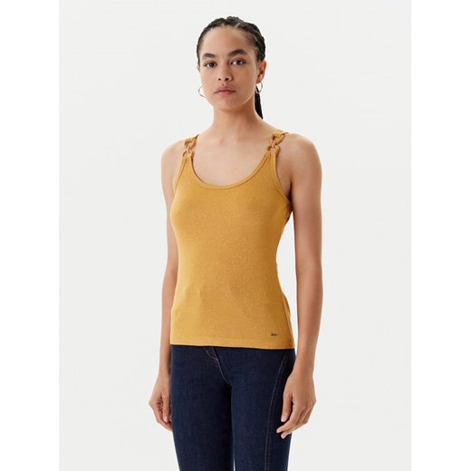 Morgan Top 251-DIDONI Żółty Slim Fit ze sklepu MODIVO w kategorii Bluzki damskie - zdjęcie 183941529