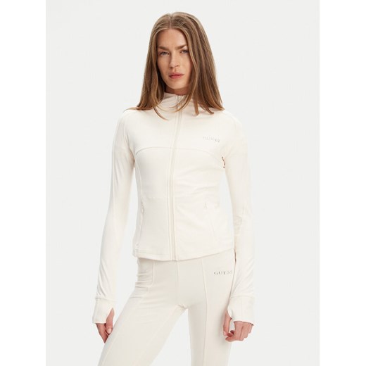 Guess Bluza V5RP17 KCD02 Écru Regular Fit ze sklepu MODIVO w kategorii Bluzy damskie - zdjęcie 183941569