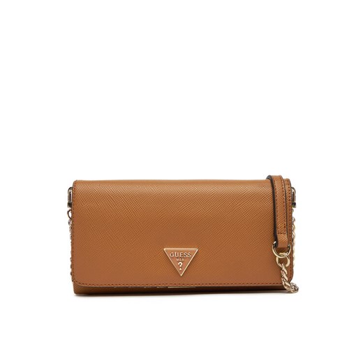 Guess Torebka Noelle II Mini HWZG96 72750 Brązowy ze sklepu MODIVO w kategorii Kopertówki - zdjęcie 183941589